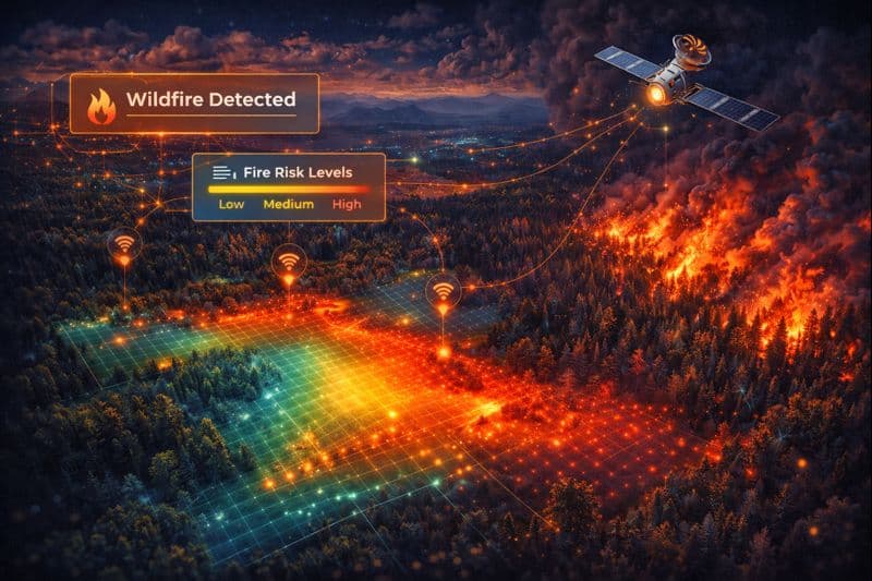 🔥🌍 AI for Wildfire Detection and Prediction: From Satellites to Risk Models