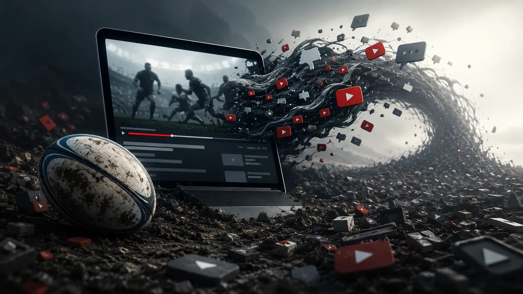 Fake Rugby Clip Highlights the Growing Flood of AI-Generated Misinformation on YouTube